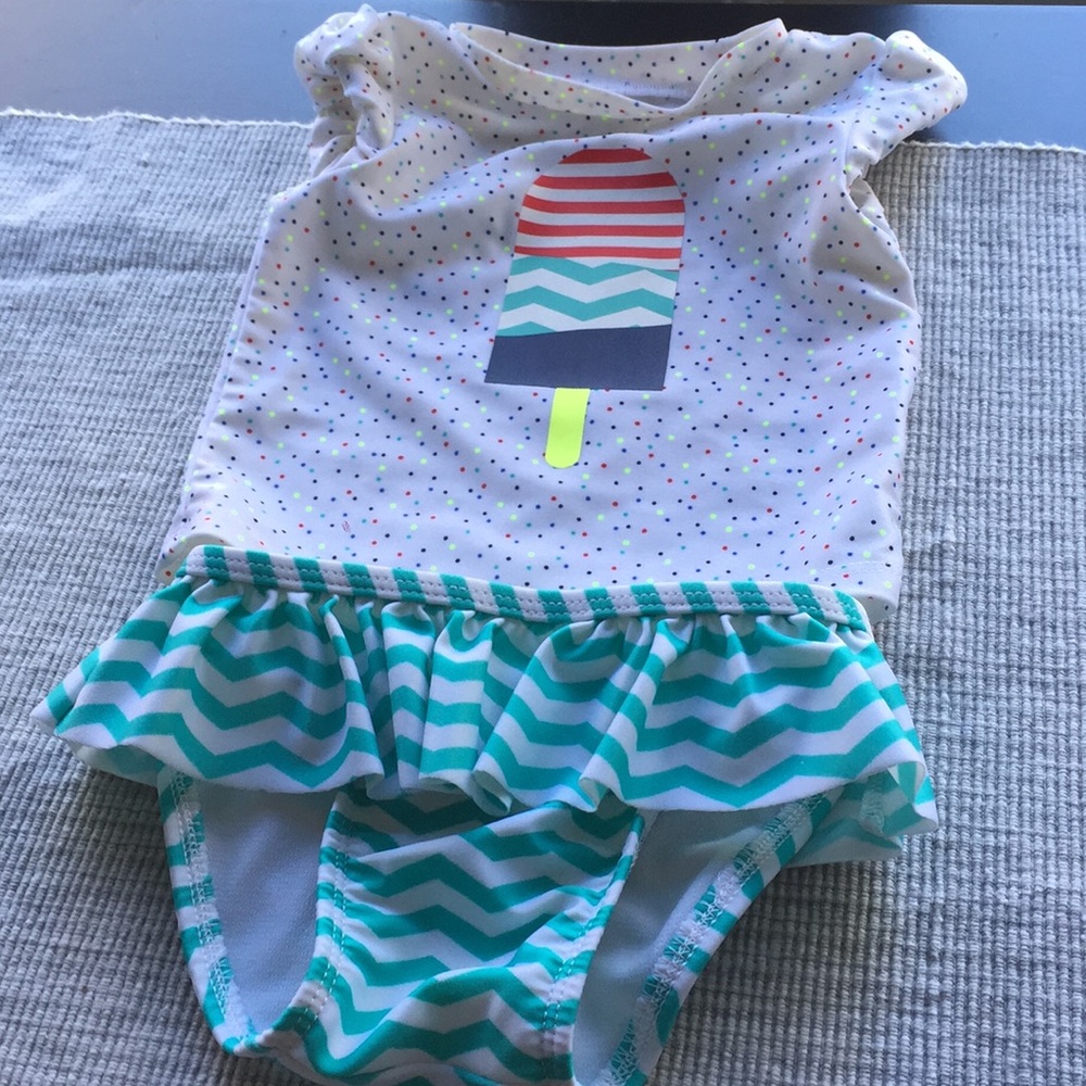 Cat&Jack 2pc Swimsuit 6-9M